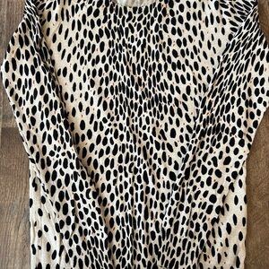 J. Crew Women’s Leopard Print Pullover Sweater Size XS